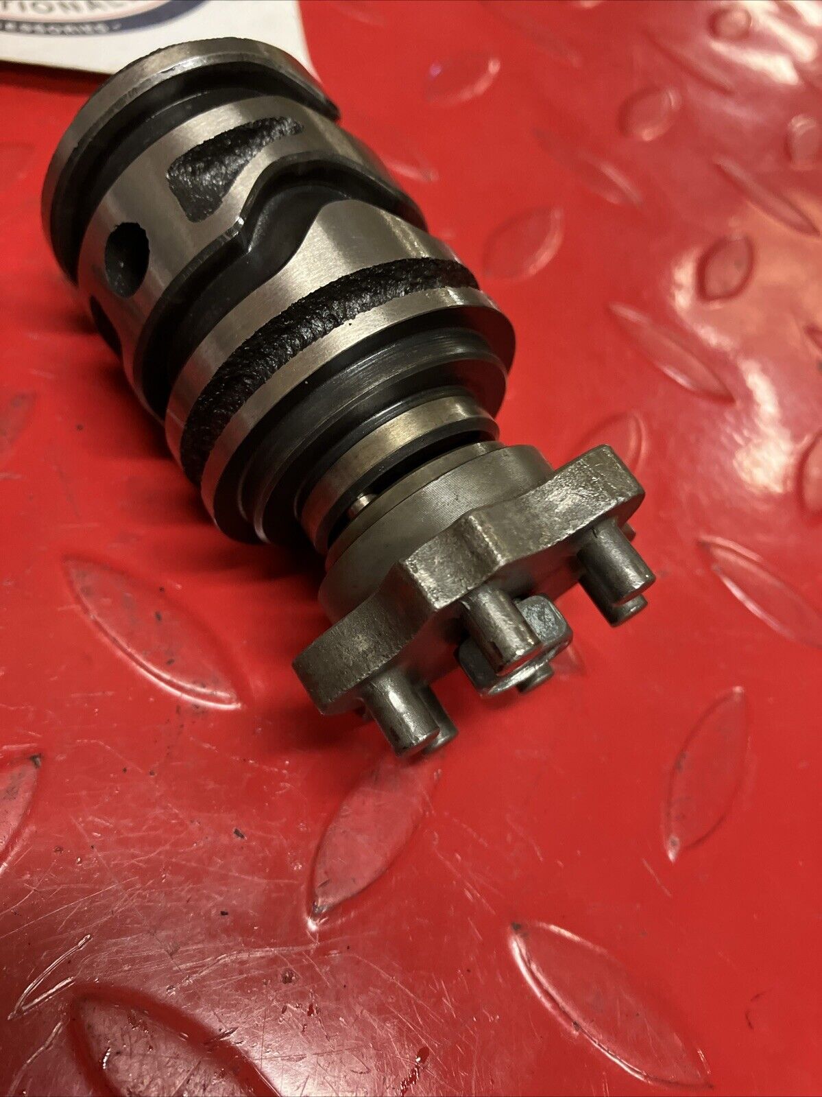Kawasaki KDX200 1986 gearshift gear shift change mechanism cam drum lever arm 2