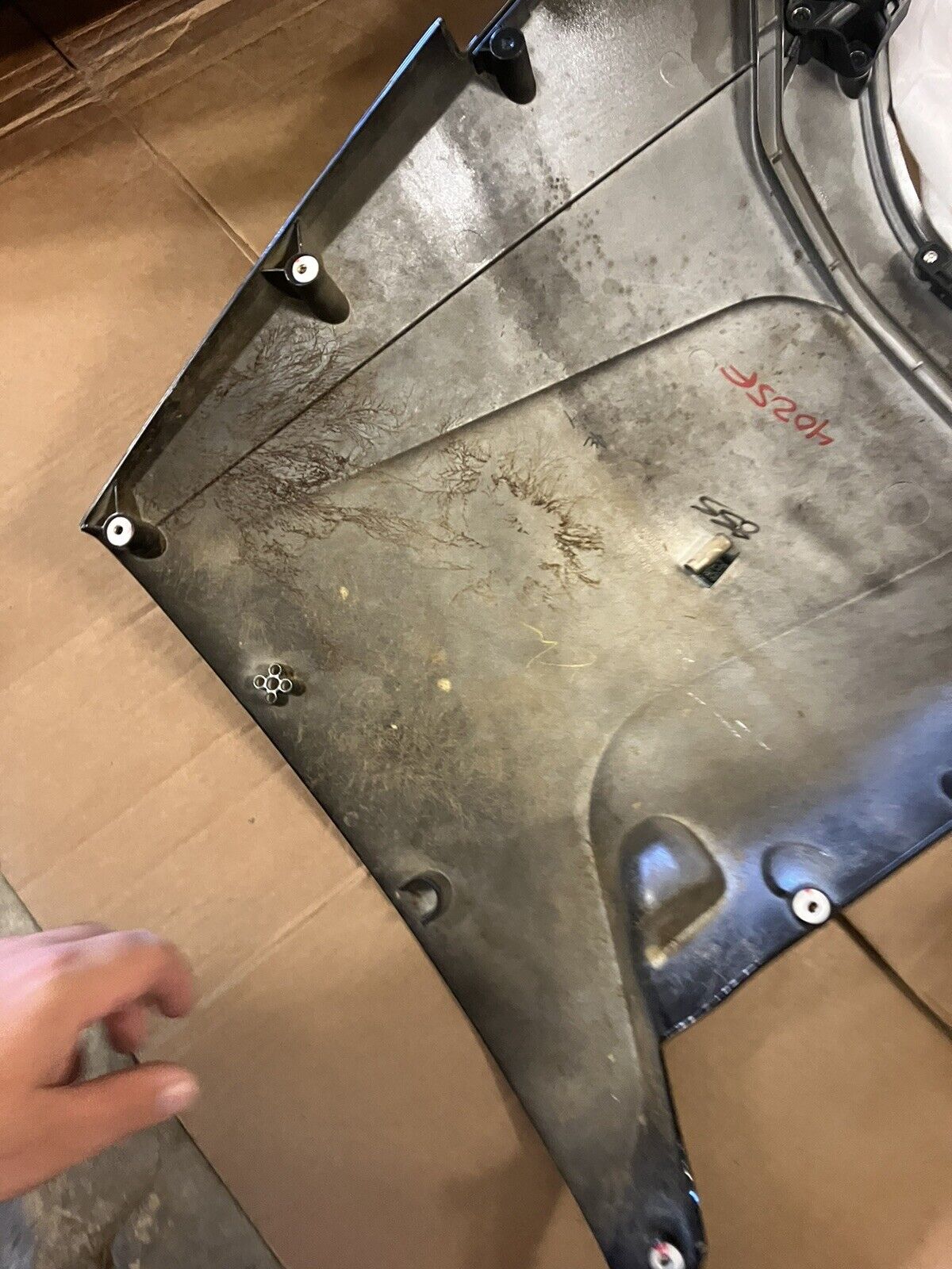 Mercury Engine motor Lower cowl set black and red 100-8m0142219