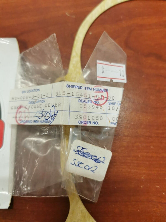 NOS Yamaha PW50 CRANKCASE COVER GASKET 3L5-15451-01-00 SUB. 3L5-15451-12-00 Y94