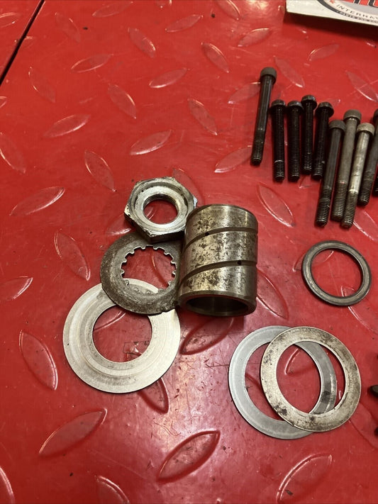 Yamaha DT2 DT250 1972 engine motor crankcase cylinder cover bolt nut hardware