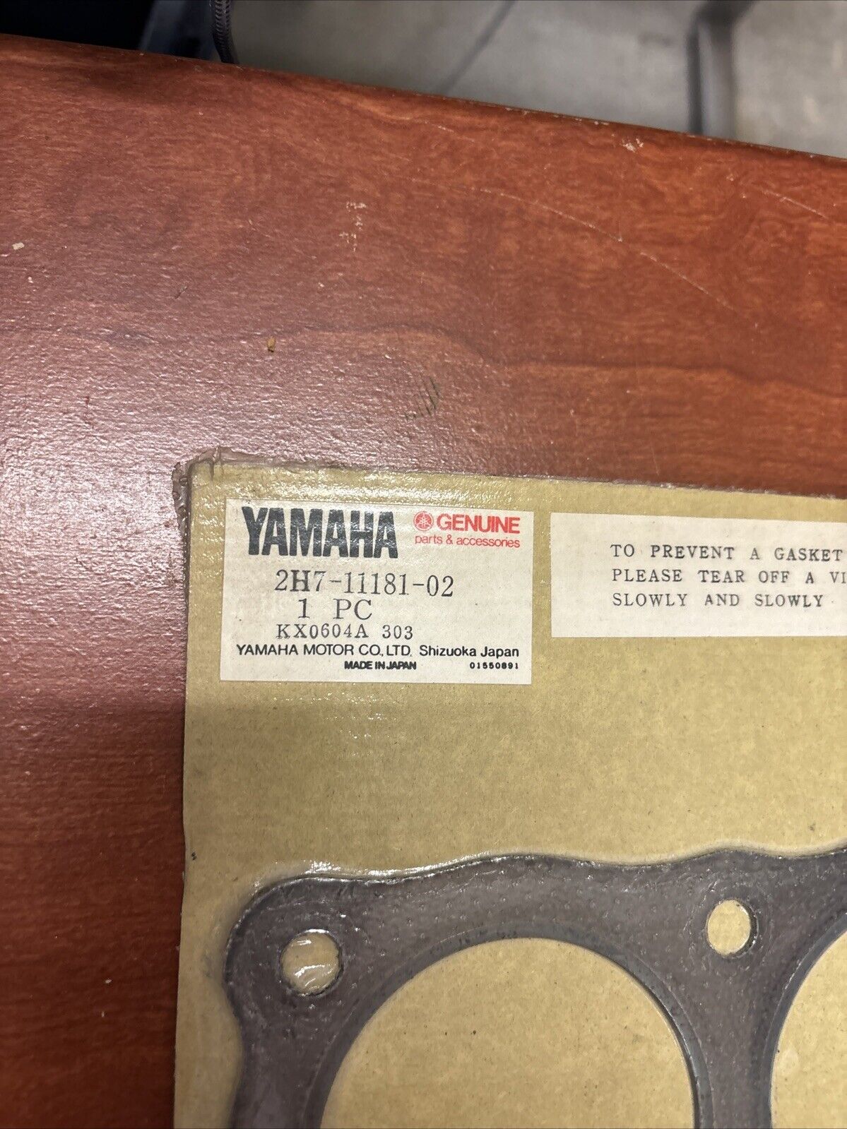 NOS Yamaha 1974 DT125 1978 - 81 XS1100 CYLINDER HEAD GASKET 2H7-11181-02-00 Y181