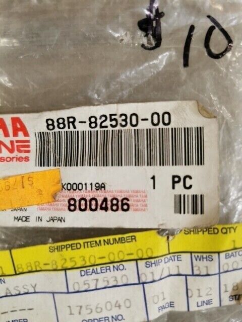 NOS YAMAHA VMX540H SRX440E STOP SWITCH 88R-82530-00-00 SUB 8K4-82530-00-00 Y113
