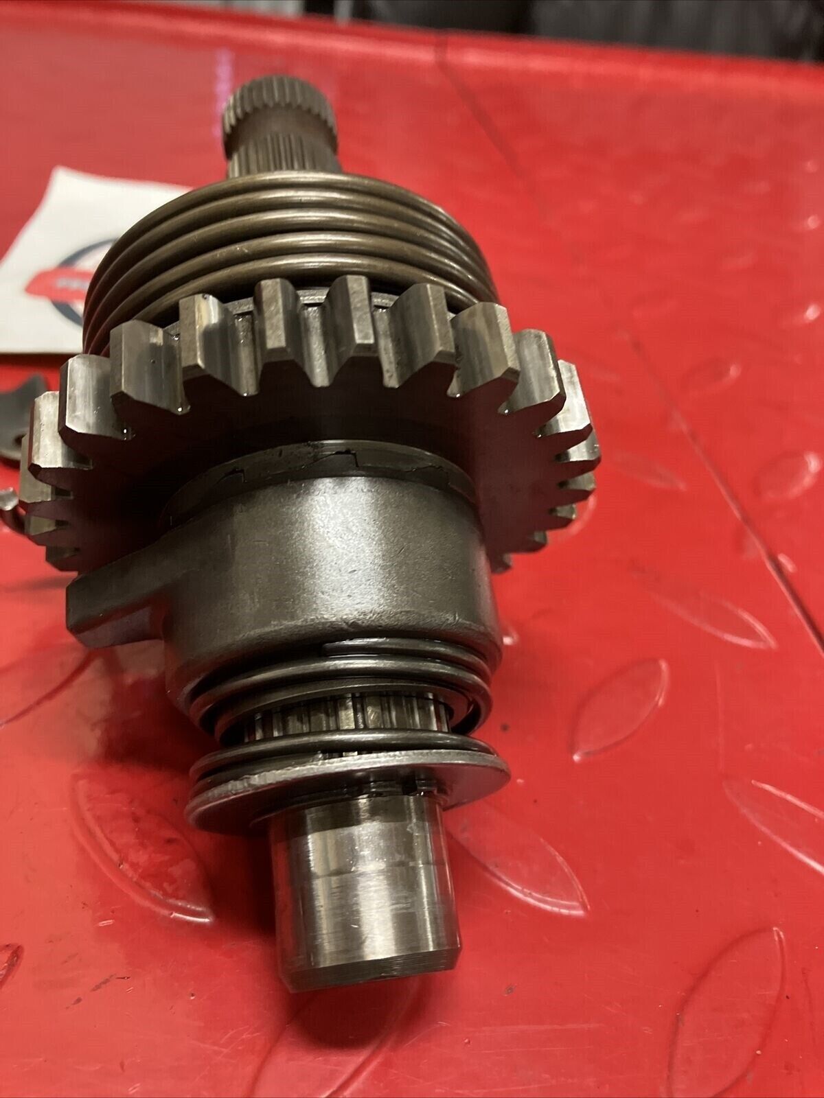 Yamaha DT250 1977 kickstarter kick starter shaft spindle gear assy DT400 1978