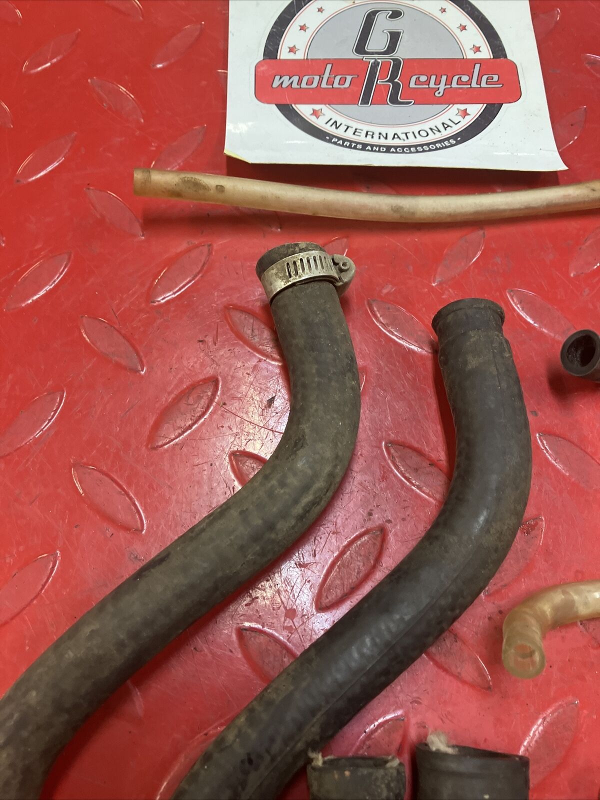 Honda CR250R 1988 radiator rad hose tube set 1989 19062-KS7-830 19064-KS7-830