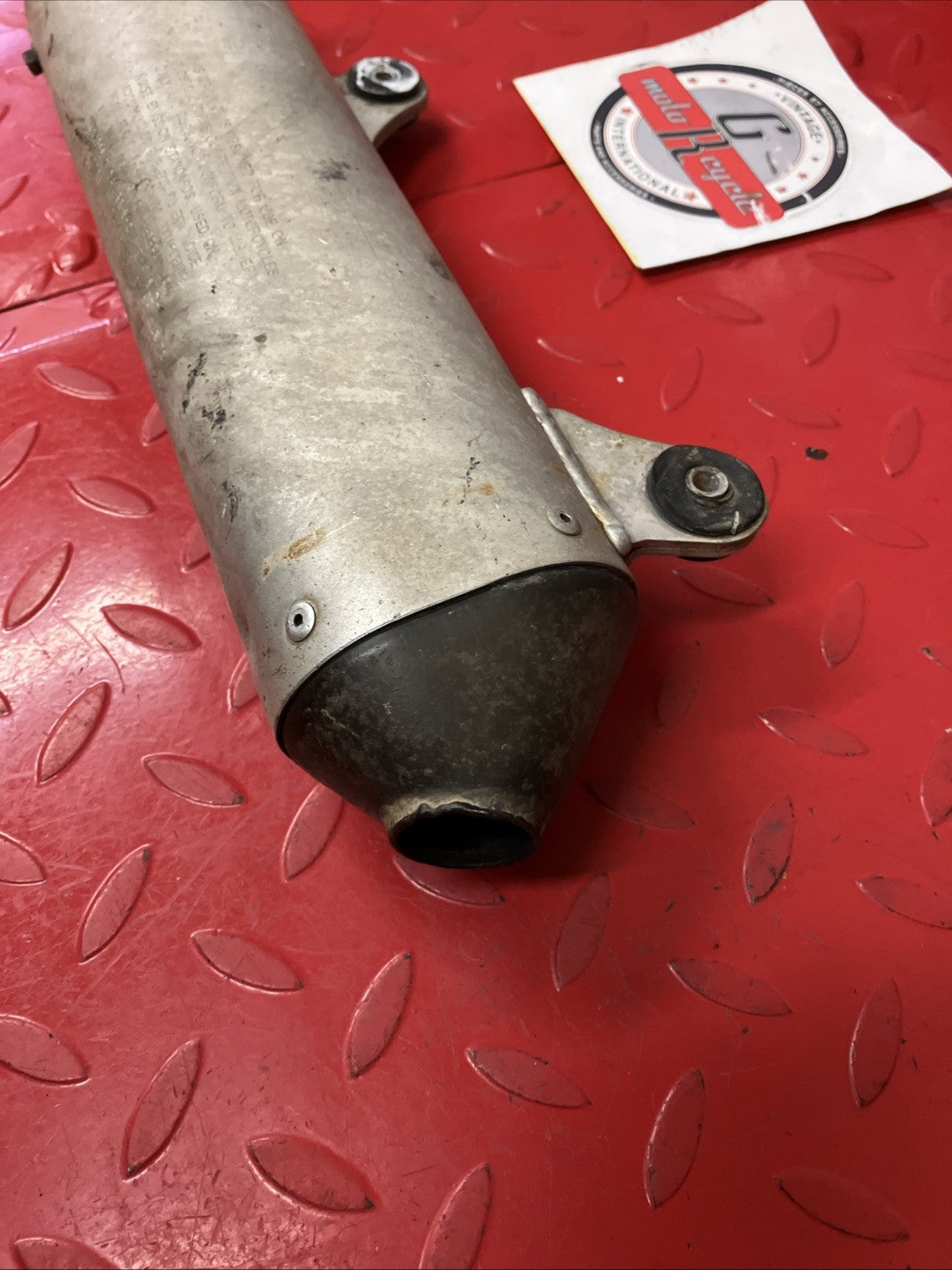 Honda CR250R 1991 OEM exhaust silencer muffler