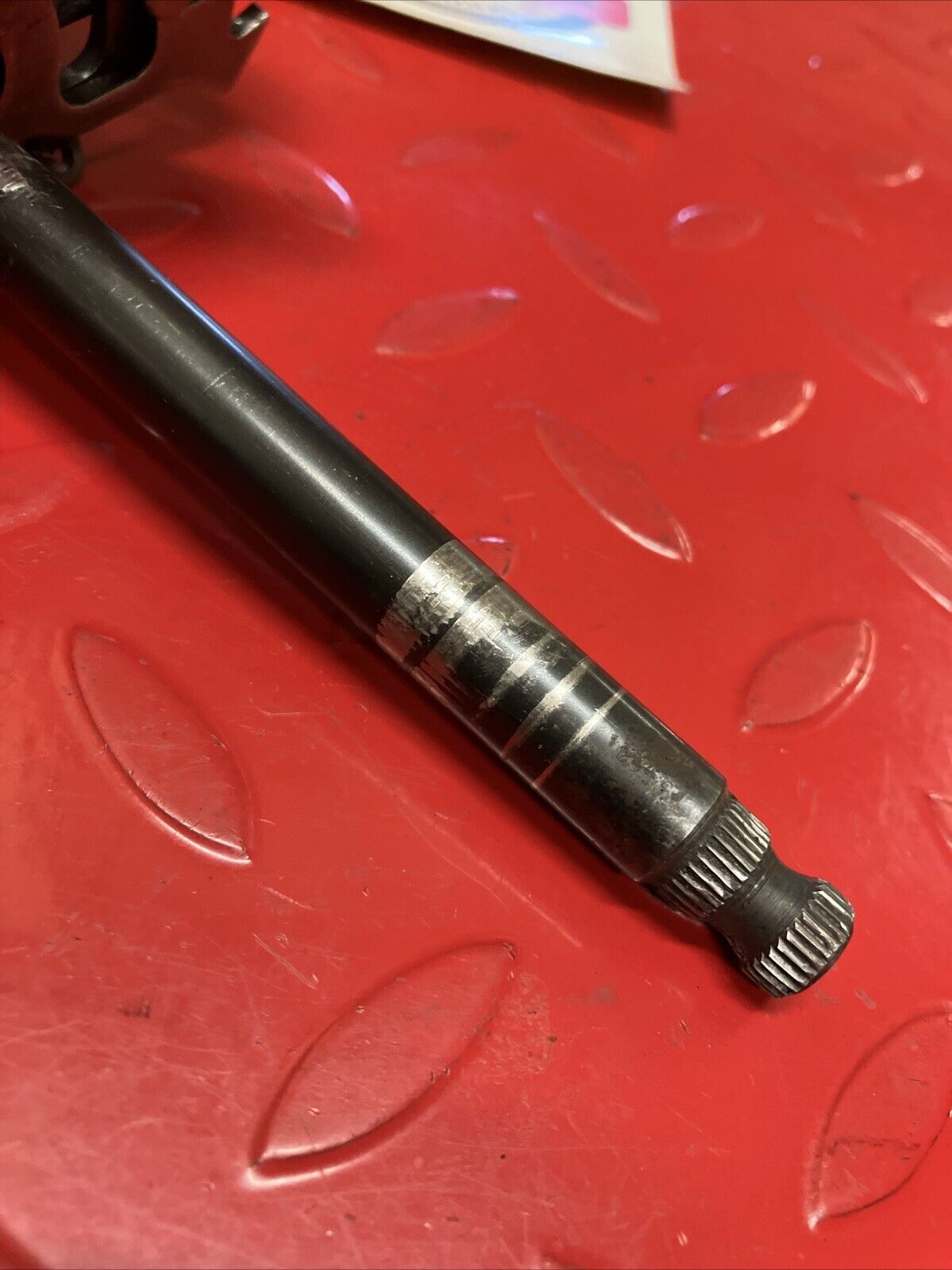 Kawasaki KDX200 1986 Transmission gearshift gear shift shaft spindle 1987