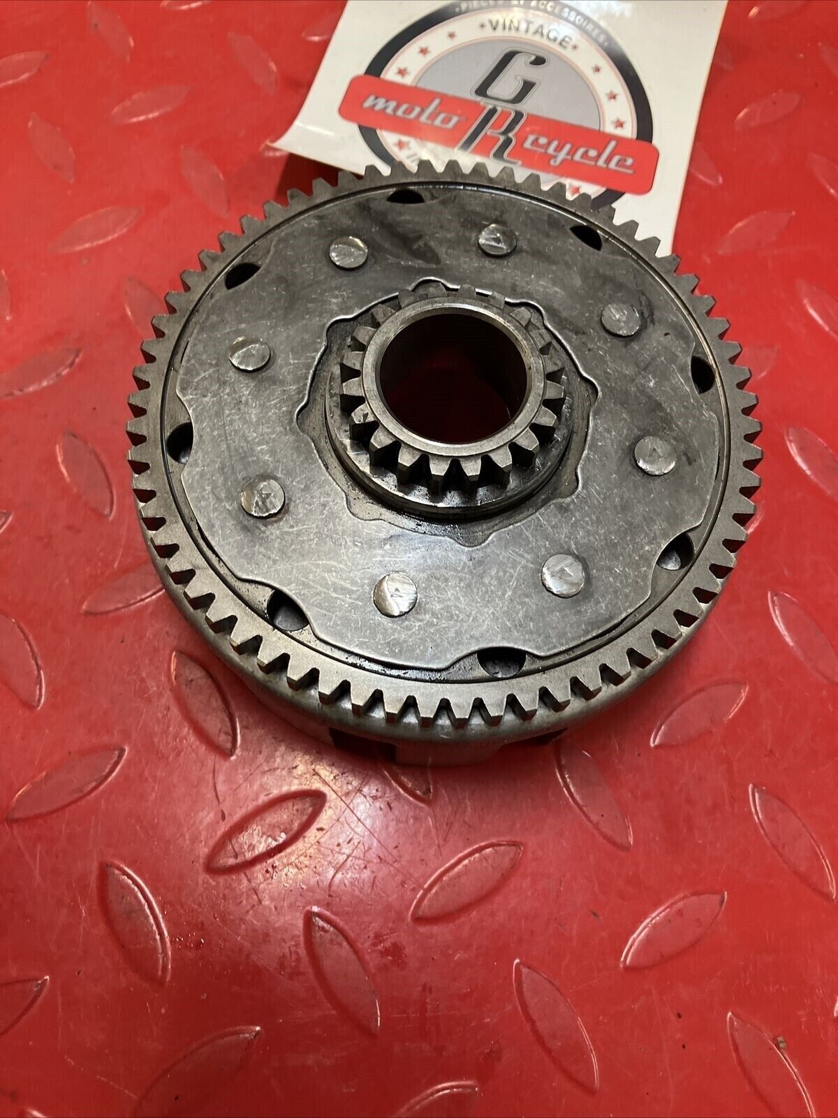 Honda CR125R 1987 clutch basket outer hub 1988 1989