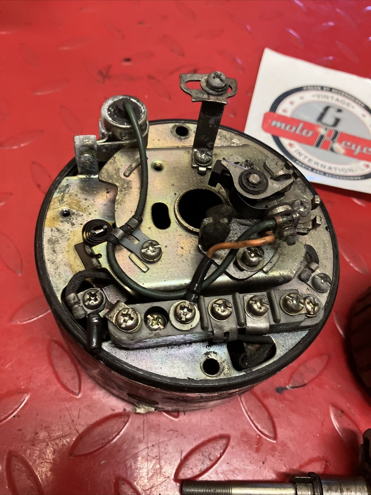 Yamaha U7E 1972 V70 starter stator generator armature assy governor