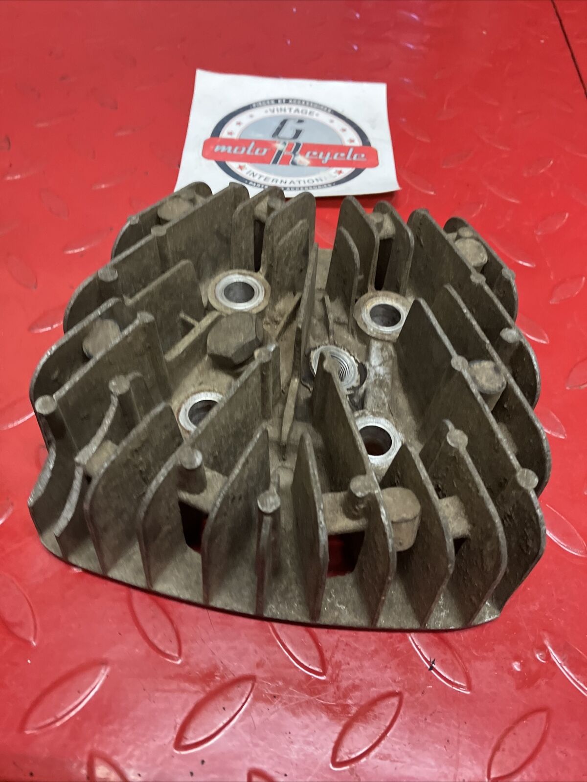Suzuki TC125 1972 cylinder head jug barrel cover TS125