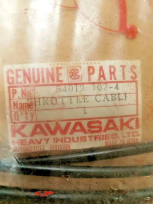 NOS KAWASAKI KE125 1974 - 1979 CABLE CONTROL 54012-102 K9