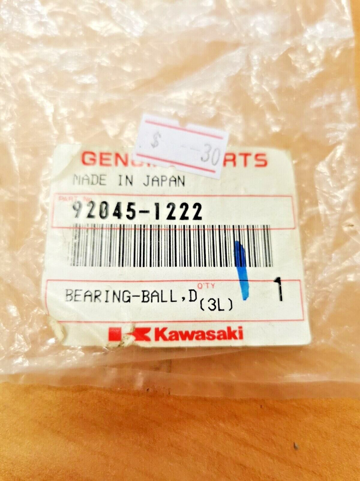 NOS KAWASAKI KLF300 KLF400 1990 - 2003 BALL BEARING 92045-1222 K7
