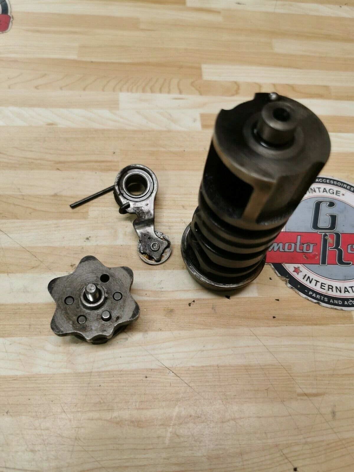 Yamaha XT200 1982 transmission gearshift gear shift cam drum lever stopper