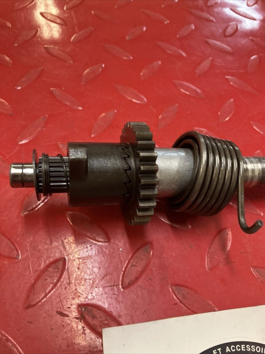 Honda XR80R 1986 kickstarter kick starter spindle shaft idle gear spring