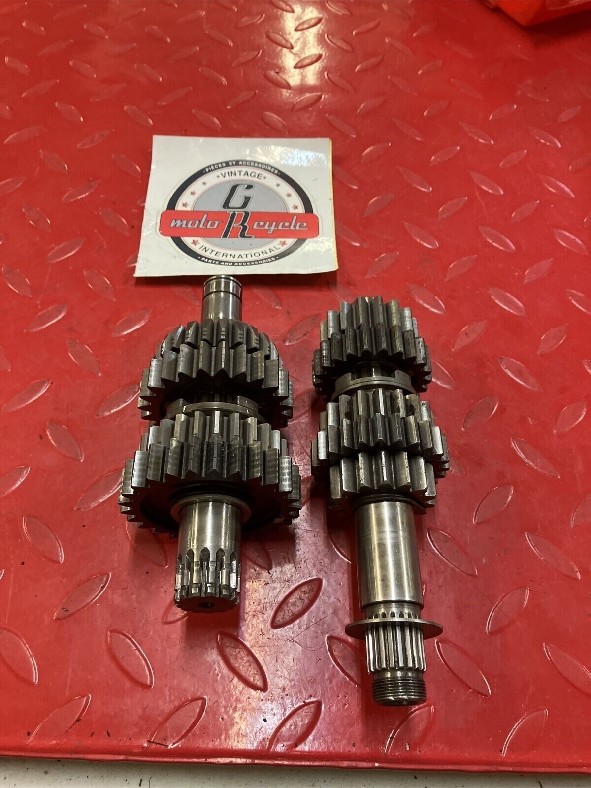 Kawasaki KX250 1999 transmission mainshaft countershaft gear 13127-1267