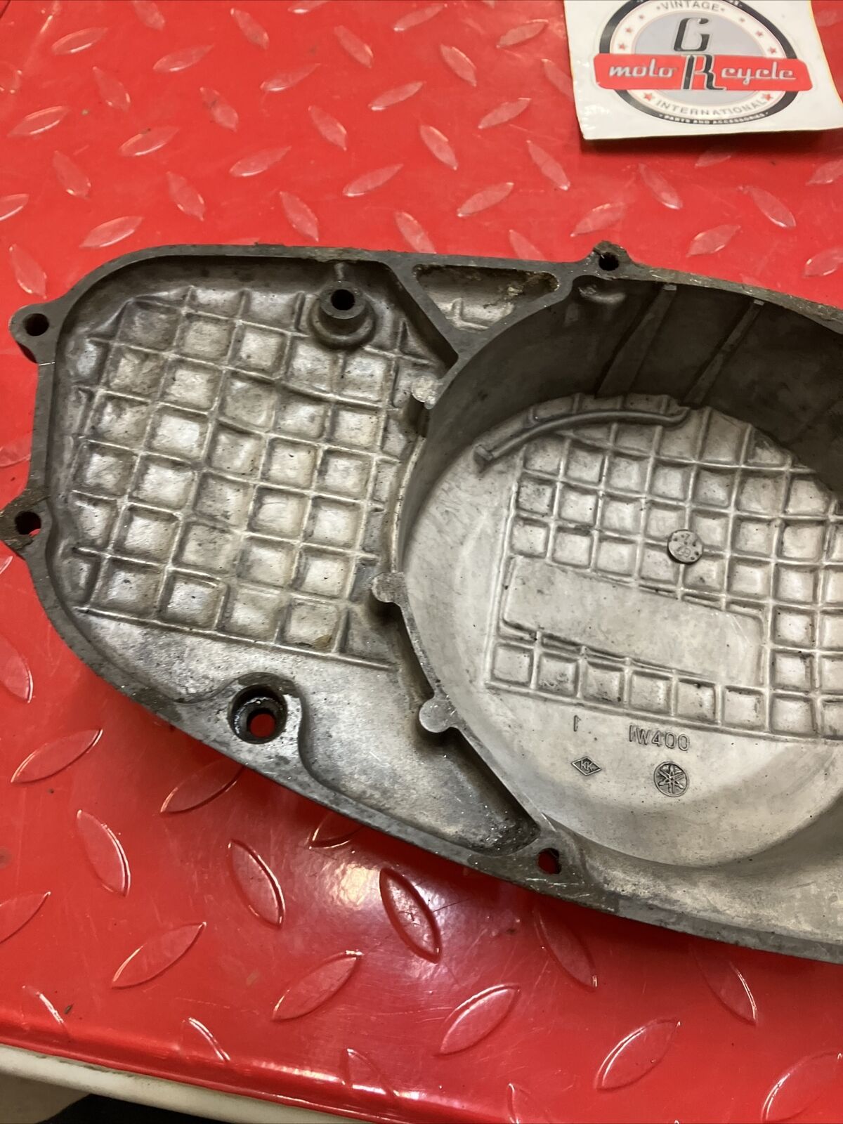 Yamaha YZ400 1977 right crankcase clutch cover YZ250