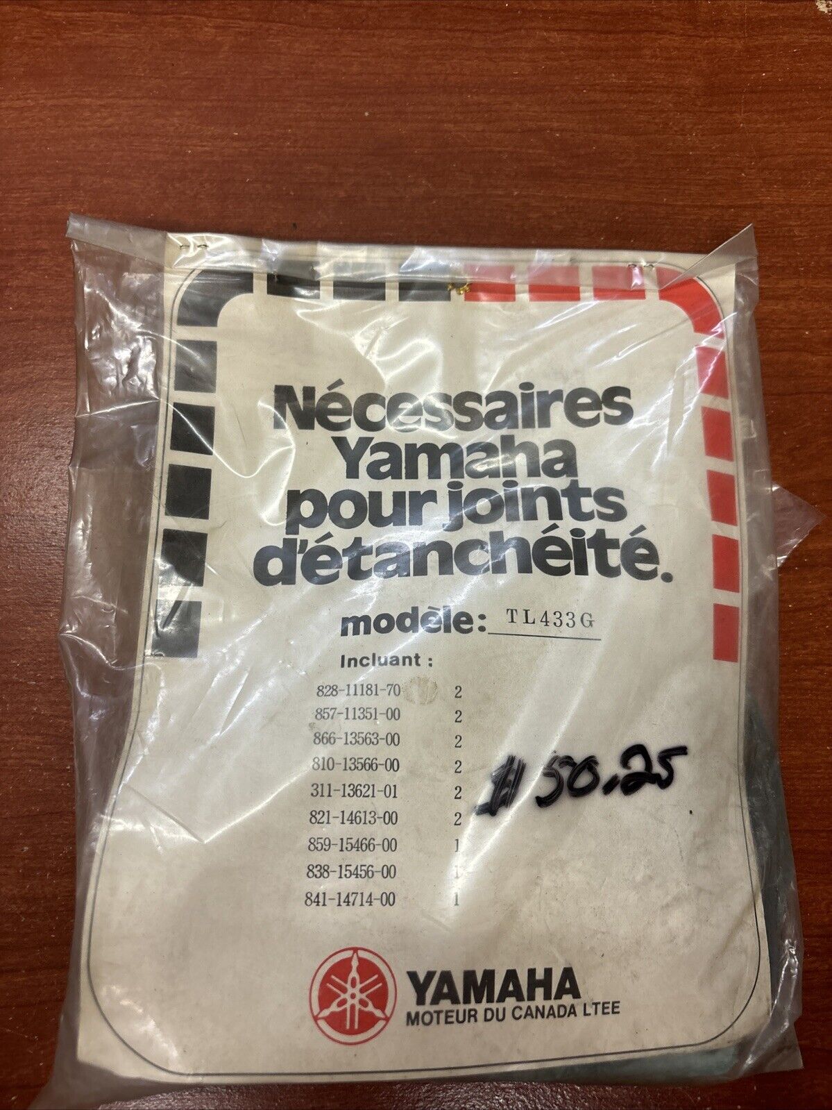 NOS Yamaha 1975 TL433G GASKET KIT Y181