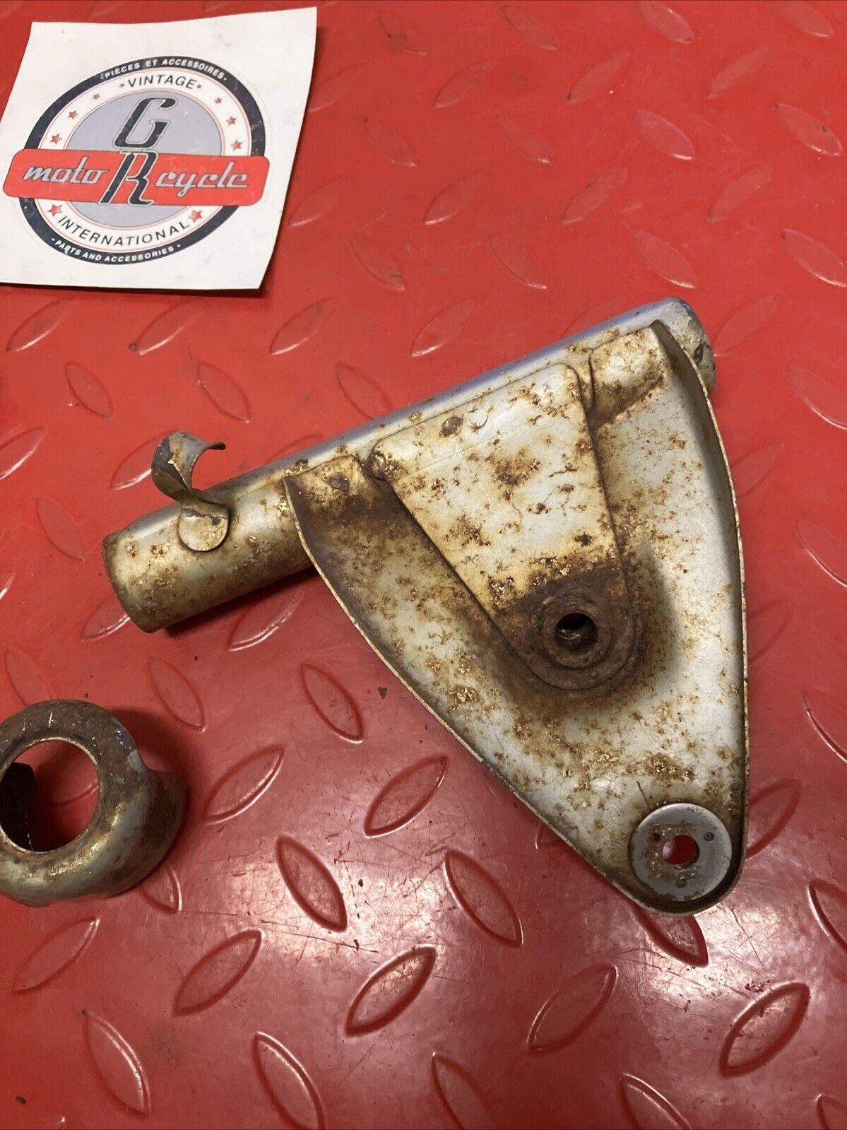 Suzuki RV90 1975 Front fork cover headlight bracket left right