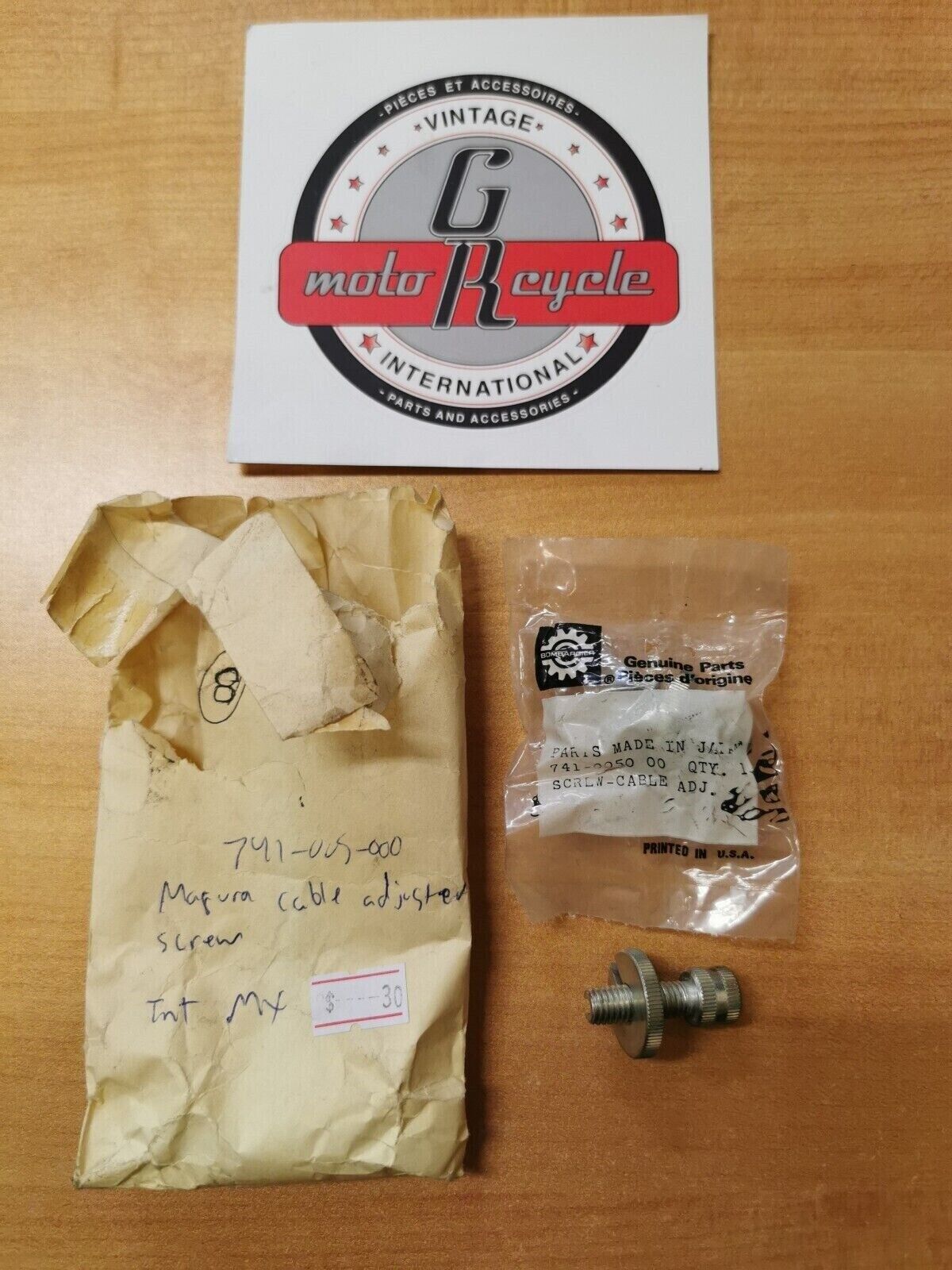 NOS CAN-AM TNT MX MAGURA CABLE ADJUSTER SCREW 741-005-000 CA4
