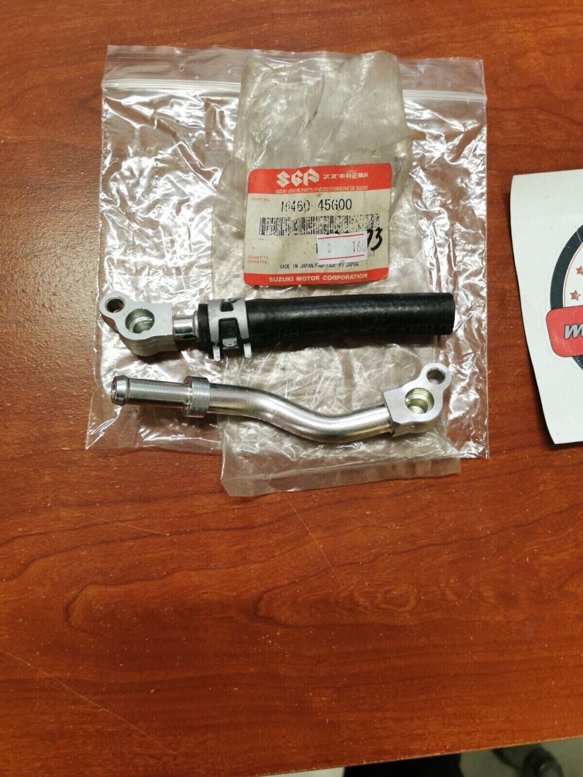 NOS SUZUKI 2006 - 2009 LT-R450 OIL COOLER HOSE 16460-45G00 S30