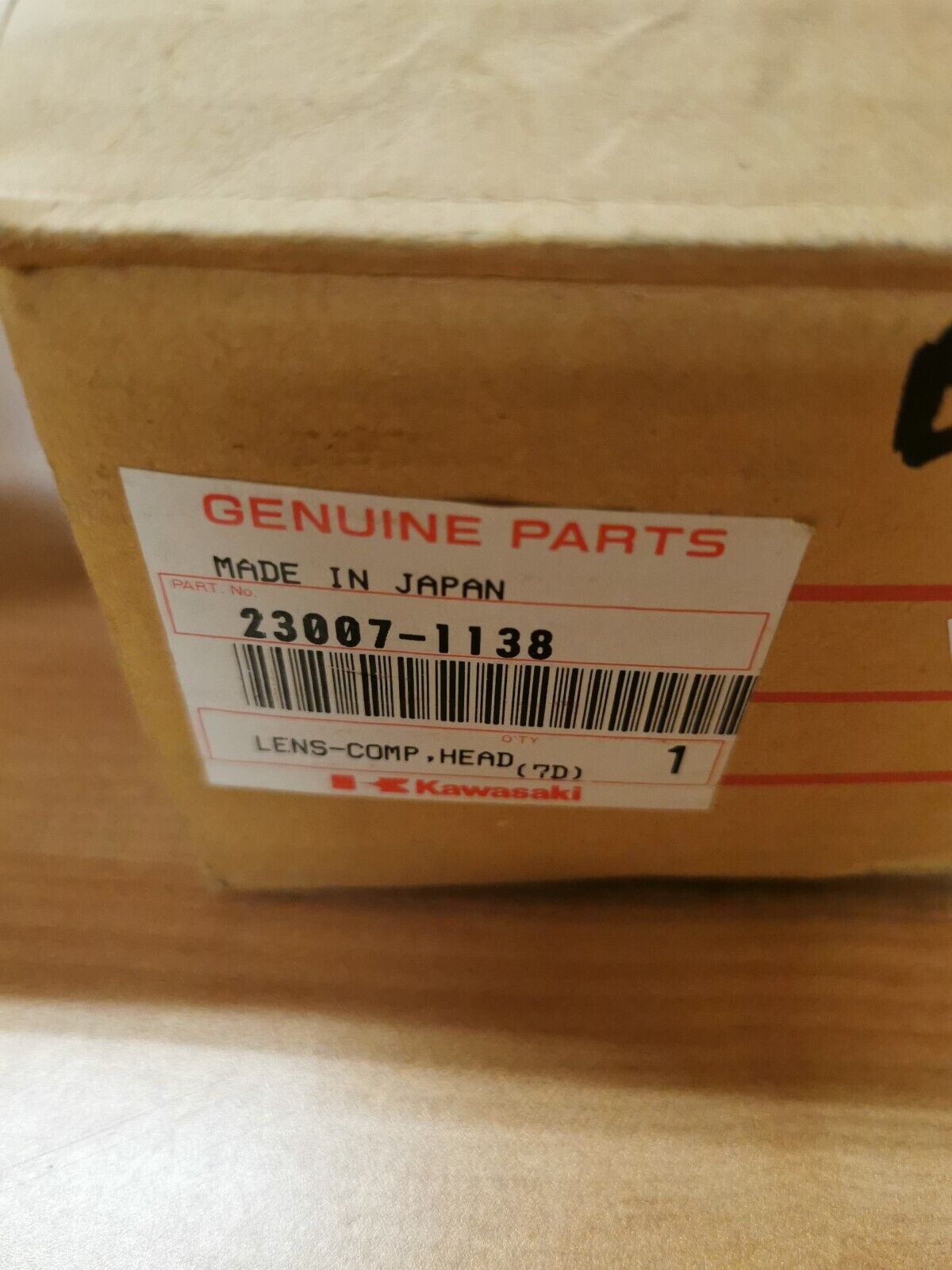 NOS KAWASAKI KLF300 HEADLIGHT LENS 23007-1138 K6