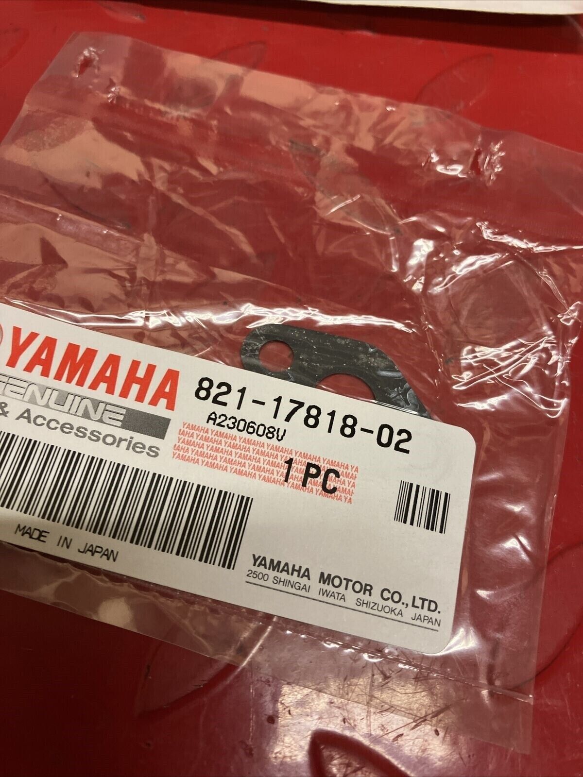 NEW NOS Yamaha GP433 PZ480 ET340 GASKET 821-17818-02-00 SUB. 821-17818-00-00 Y95