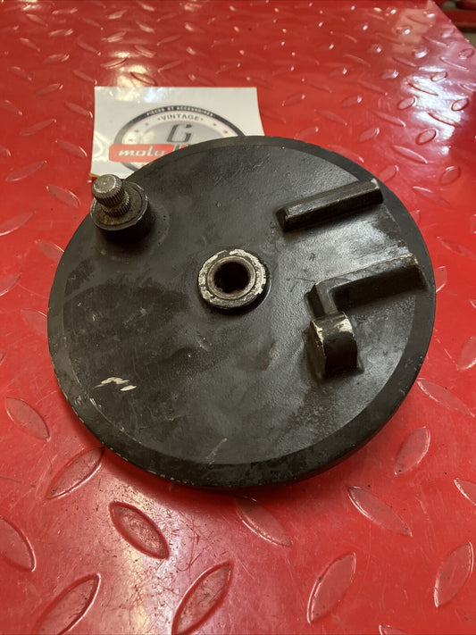 Can-Am Qualifier 250 1977 front brake panel cover drum