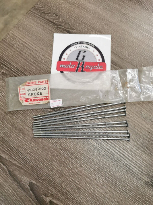 NOS KAWASAKI KDX250 1983 1984 SPOKE QTY 10 41029-1102 K28