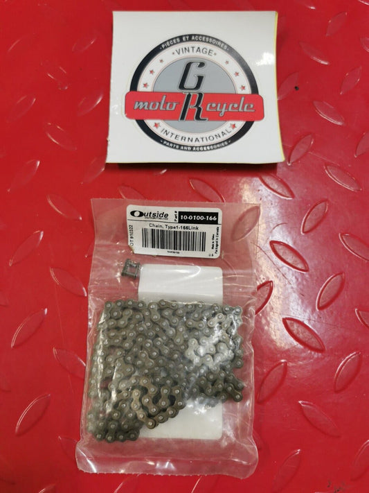 NOS KIMPEX CAHAIN 25 WITH 166 LINKS 217132 10-0100-166 J3