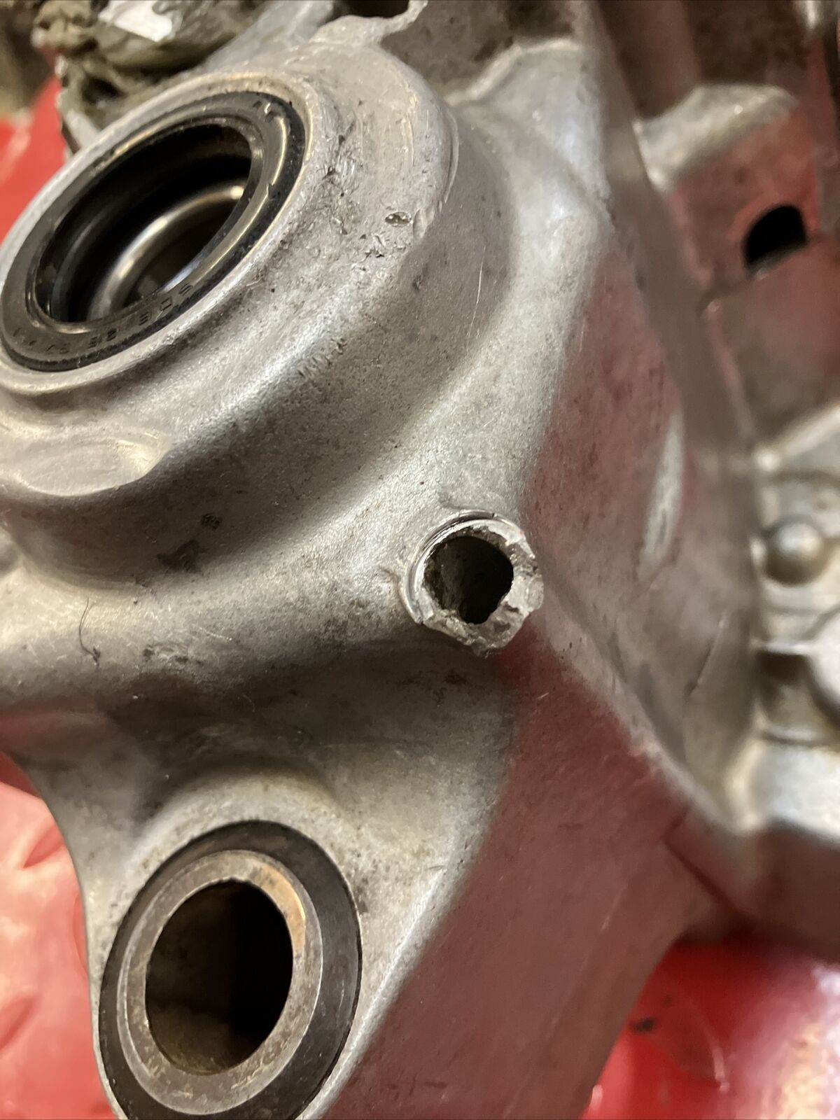 Honda CR125R 1998 crankcase left right