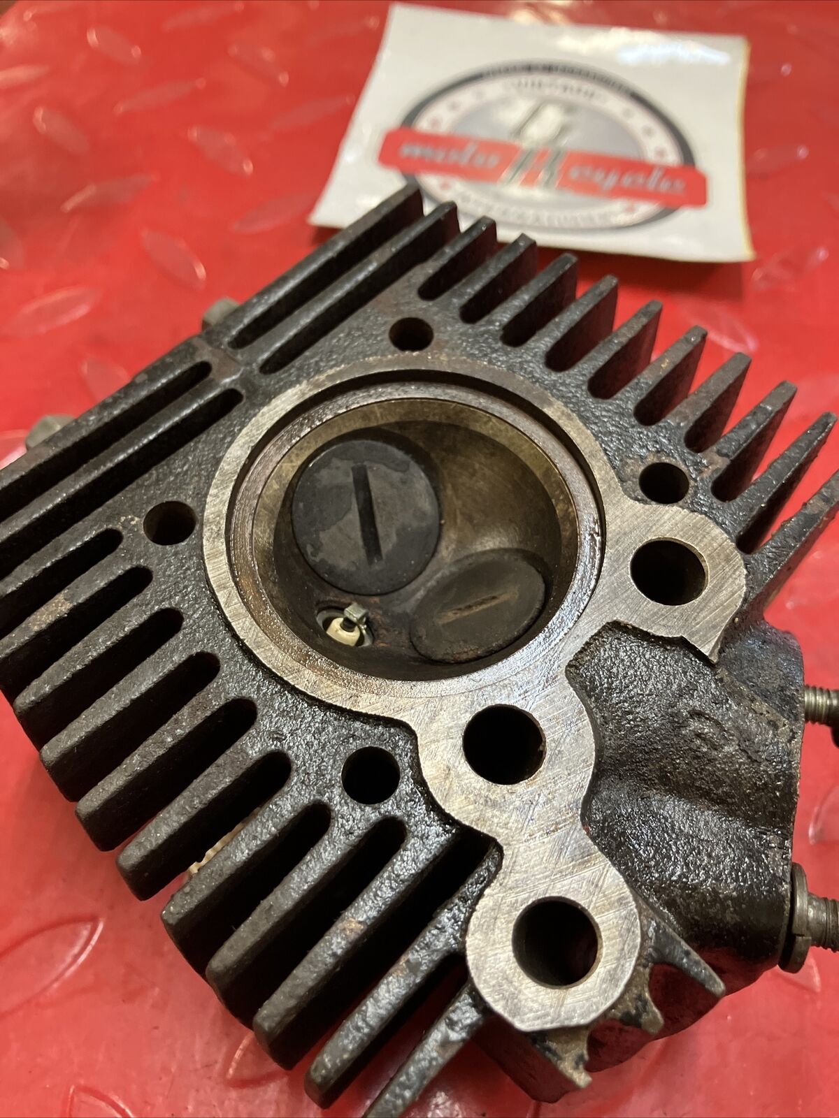 Honda C105 C105T CA105T Trail 55 cylinder jug barrel head valve