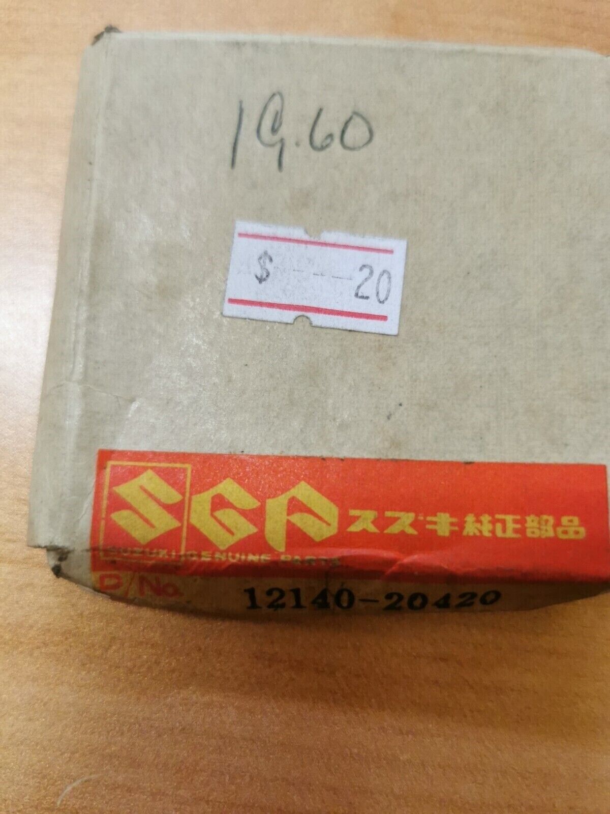 NOS SUZUKI RM80 1982 RING SET PISTON STD 12140-20420 S8