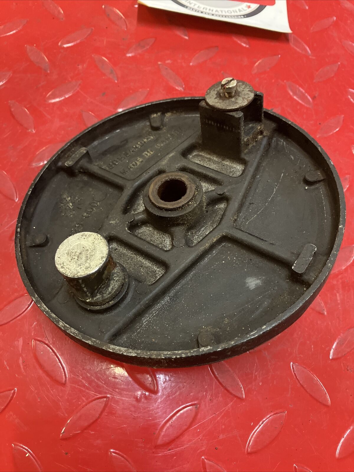 Can-Am Qualifier 250 1977 front brake panel cover drum