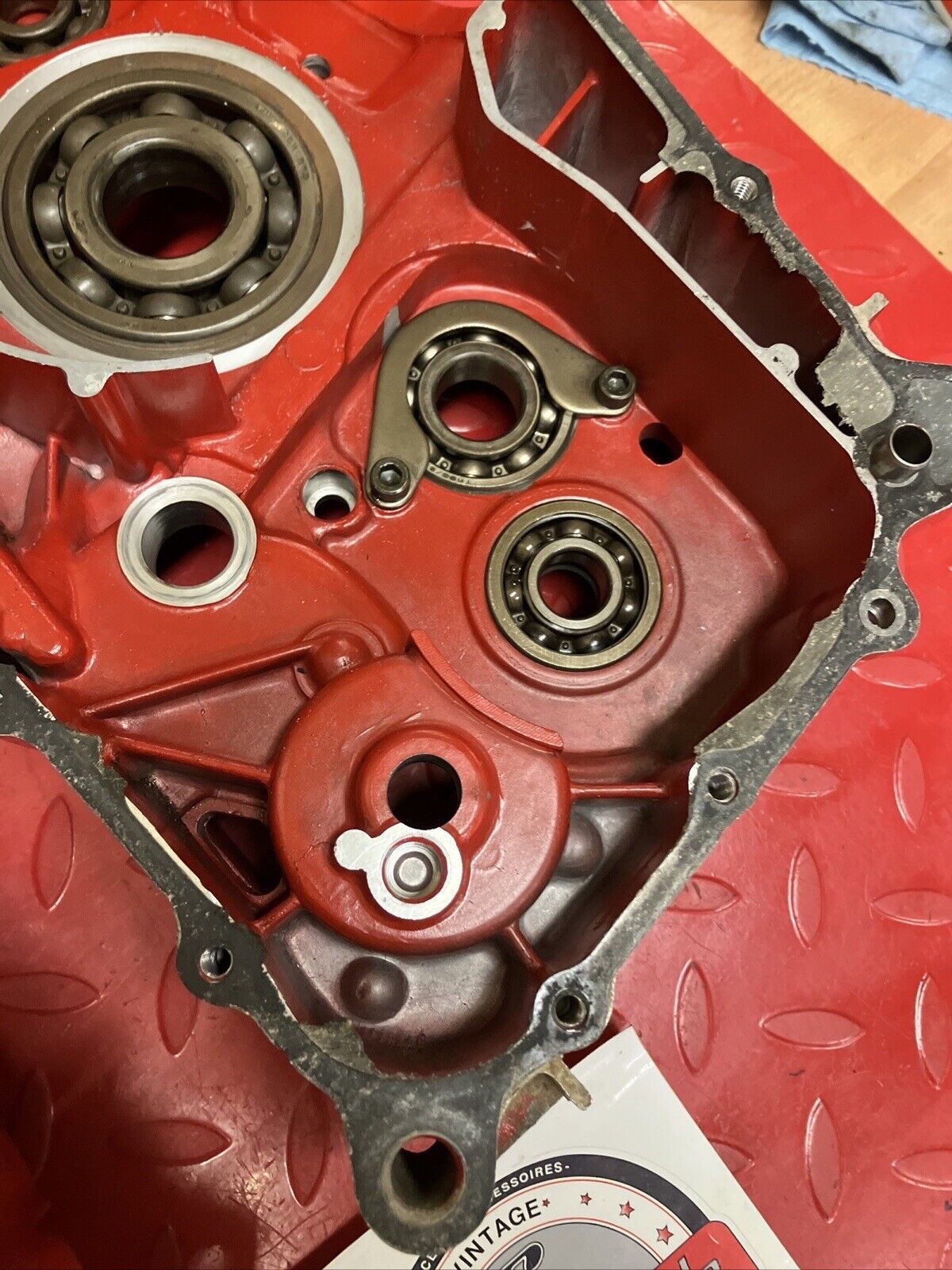 Honda XL350R 1986 Left right crankcase