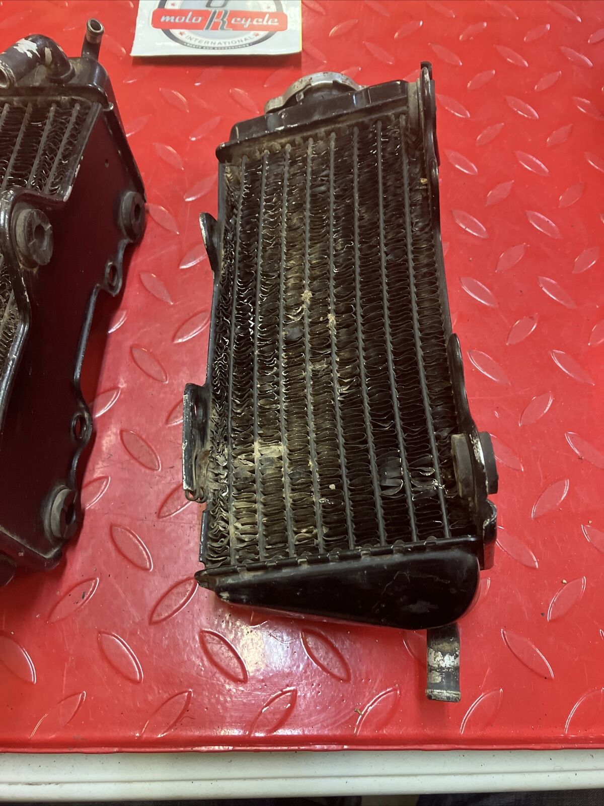 Honda CR250R 1986 Radiator left right 1987 19010-KS7-000 2