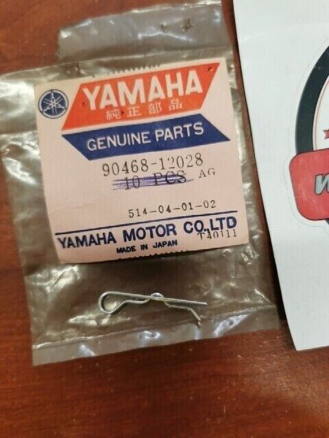 NOS Yamaha 1974 GPX338 GPX433 CLIP 90468-12028-00 Y111