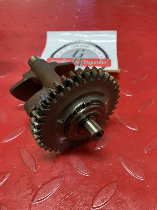 Honda XL350R 1984 crankshaft crank shaft counter balancer shaft gear