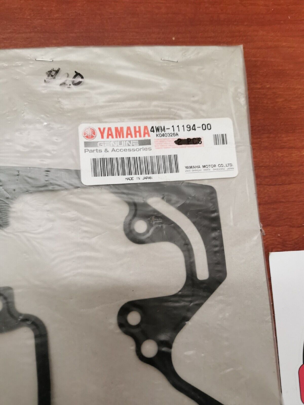 NOS Yamaha 1999 - 2003 XV1600 HEAD COVER GASKET 4WM-11194-01-00 Y73