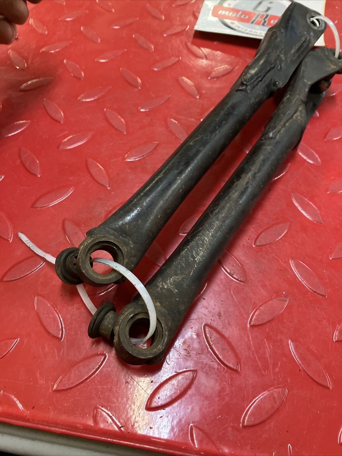 Suzuki RM125 1982 rear shock cushion lever rod arm left right