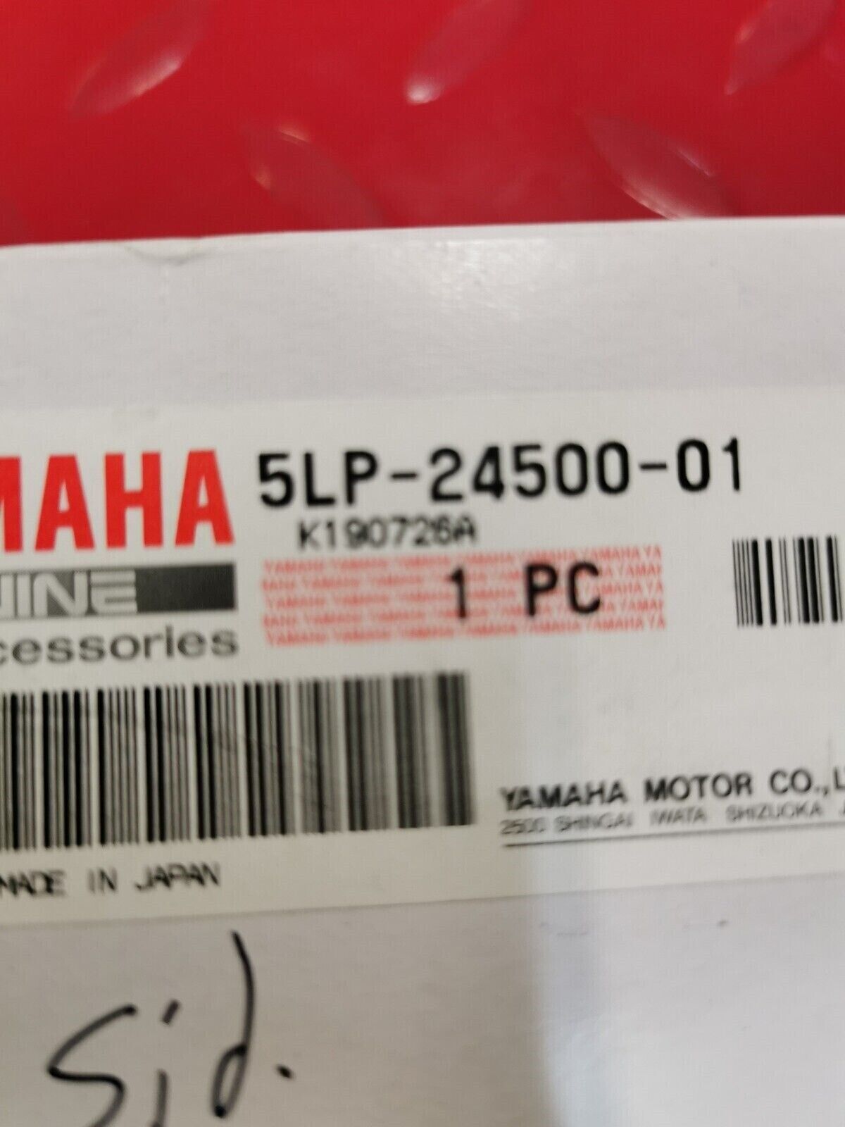 NEW NOS Yamaha RAPTOR 660R FUEL COCK 5LP-24500-01-00 Y24