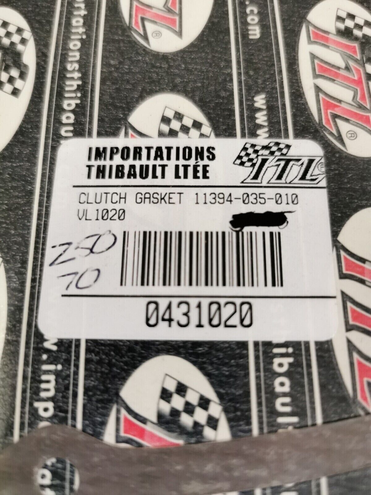 NOS ITL HONDA C70 Z50R ATC70 CLUTCH GASKET VL1020 J28
