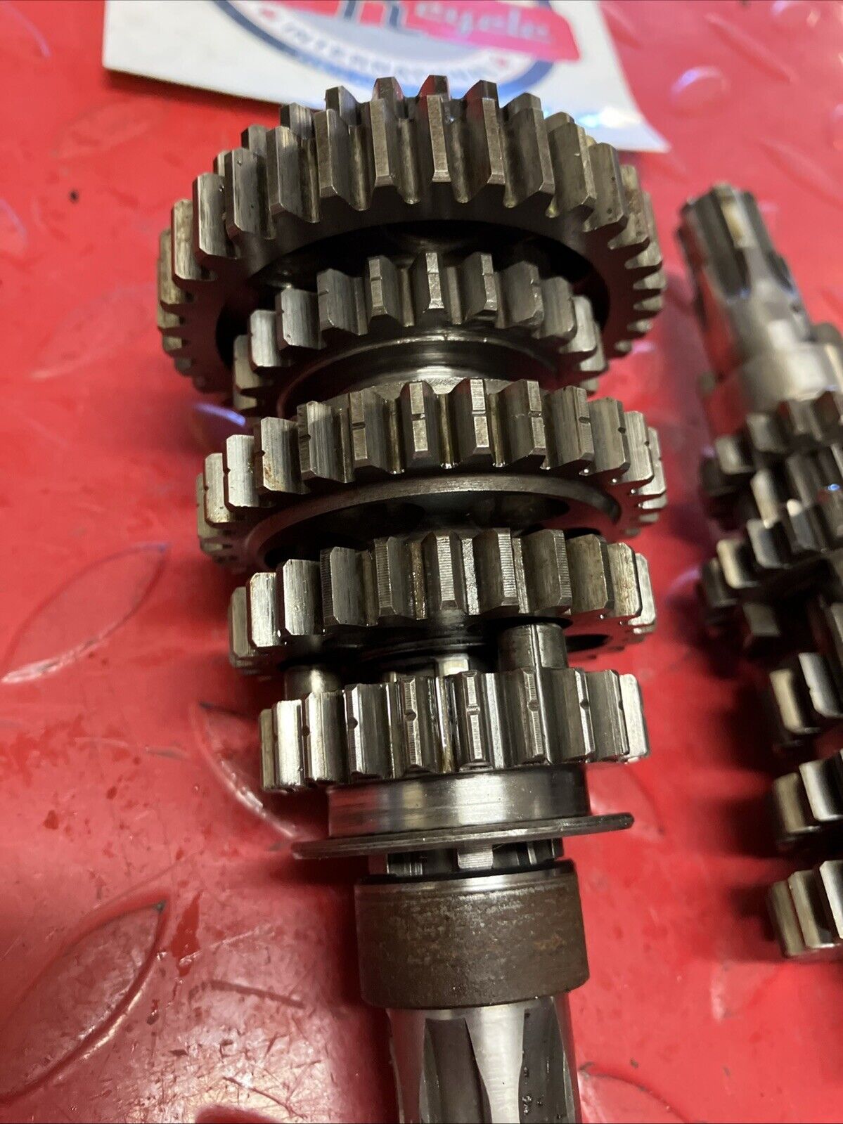 Kawasaki G5 1972 transmission mainshaft countershaft input drive gear 2