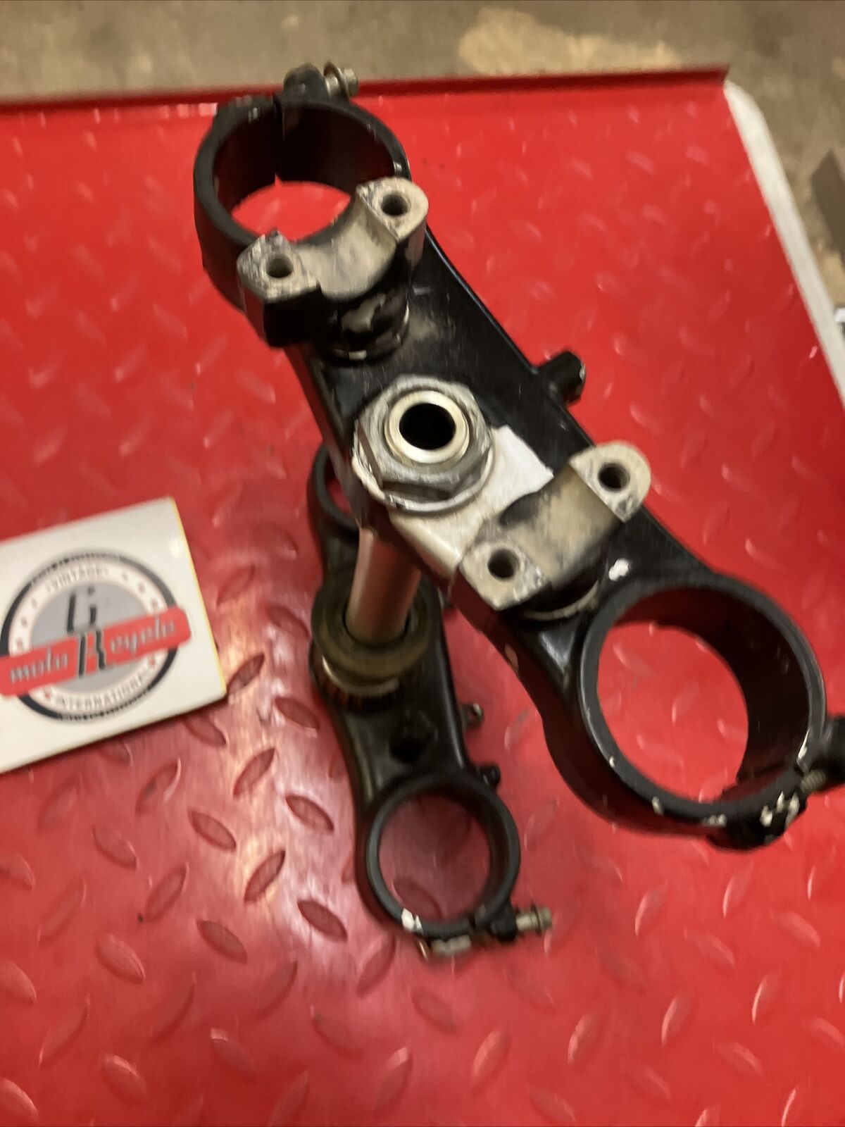 Kawasaki KX250 2001 Steering stem triple tree clamp 44037-1415