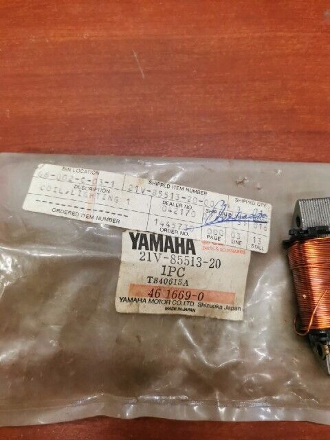 NOS Yamaha 1983 - 1985 YTM200 LIGHTING COIL 21V-85513-20-00 Y125