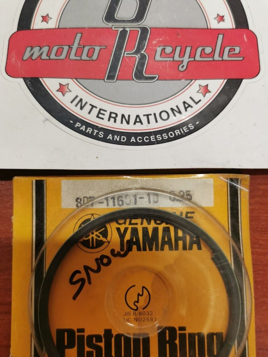 NOS Yamaha SL396 SW396 GP396 PISTON RING SET 1ST (0.25) 807-11601-10-00 Y98
