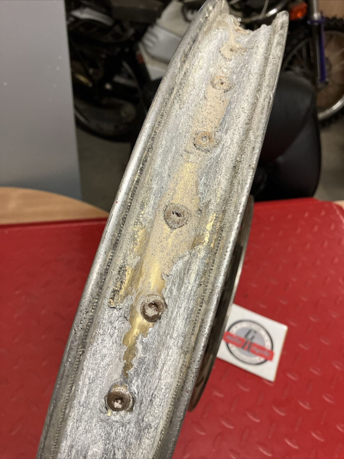 Honda CR125R 1987 Front wheel hub rim CR250R CR500R 1986