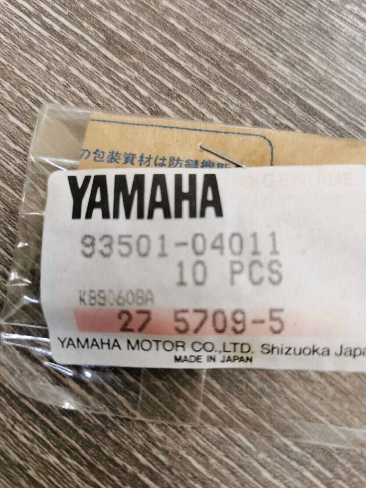 NOS YAMAHA XV750 1981 Steering Ball Bearings QTY10 93501-04011-00-00 Y58