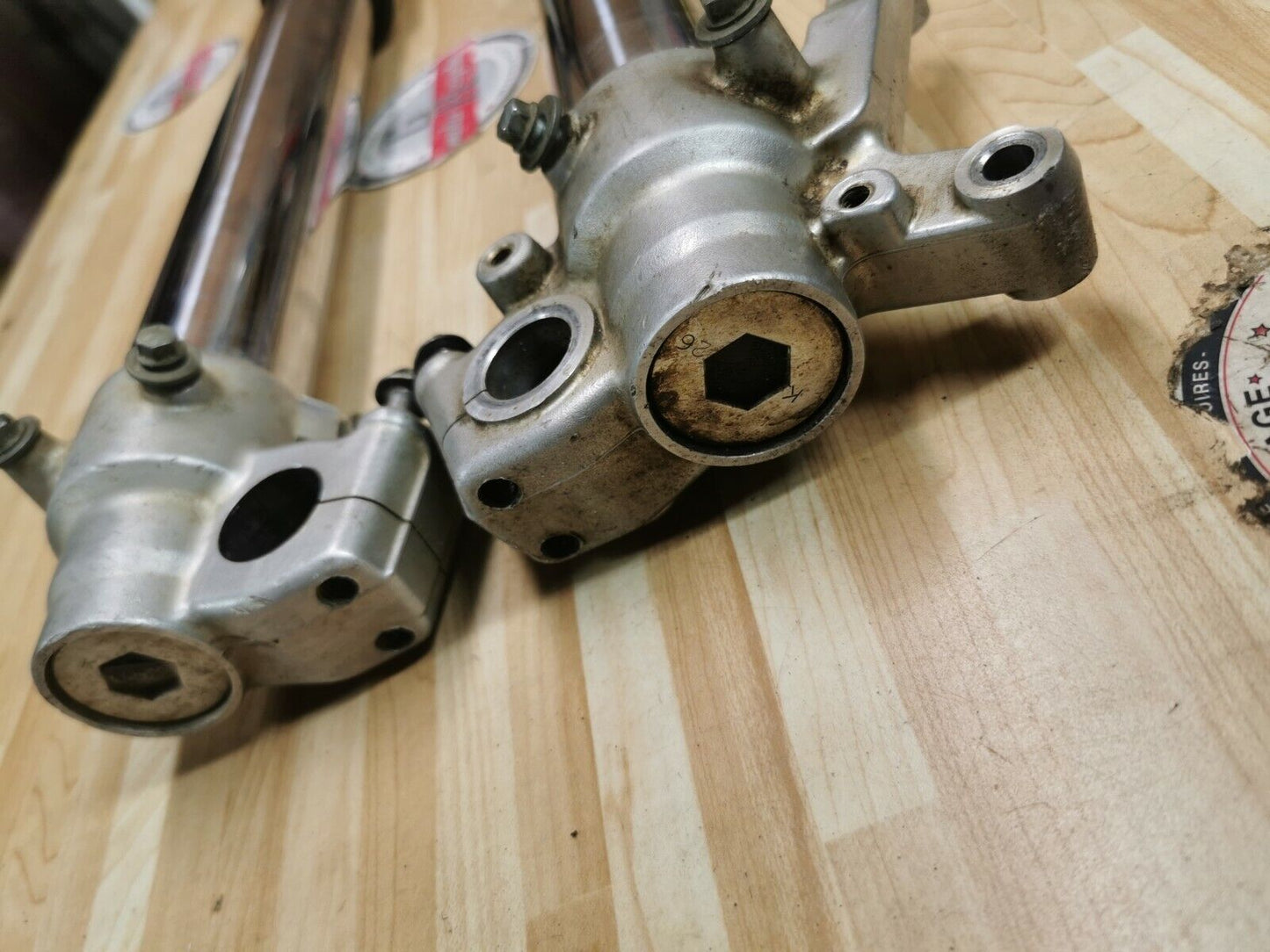 Kawasaki KX250F 2005 Front fork shock absorber damper GOOD left right
