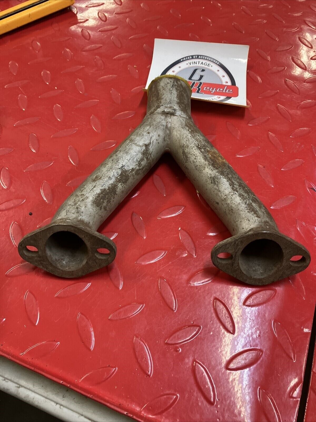 Nos Skiroule Exhaust manifold pipe header SR2