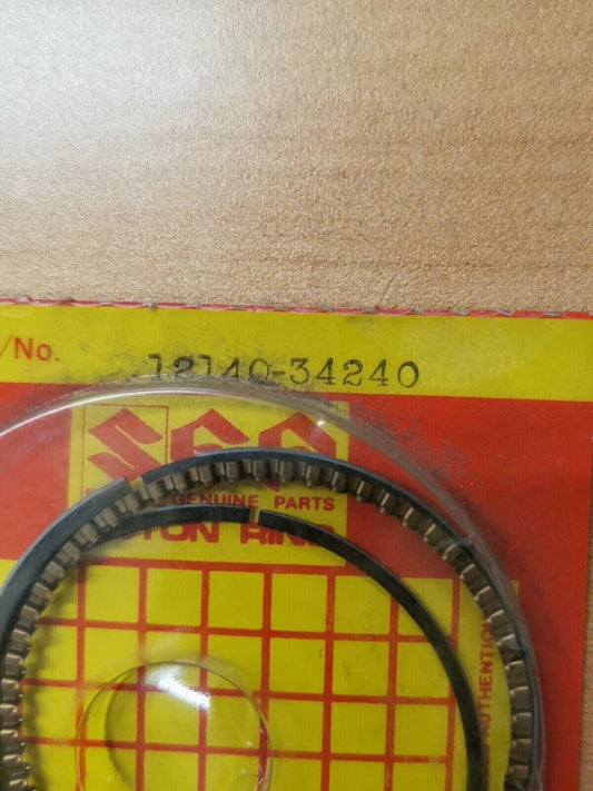 NOS SUZUKI GS650E GS650G 1981 - 1985 PISTON RING SET 12140-34240 S8