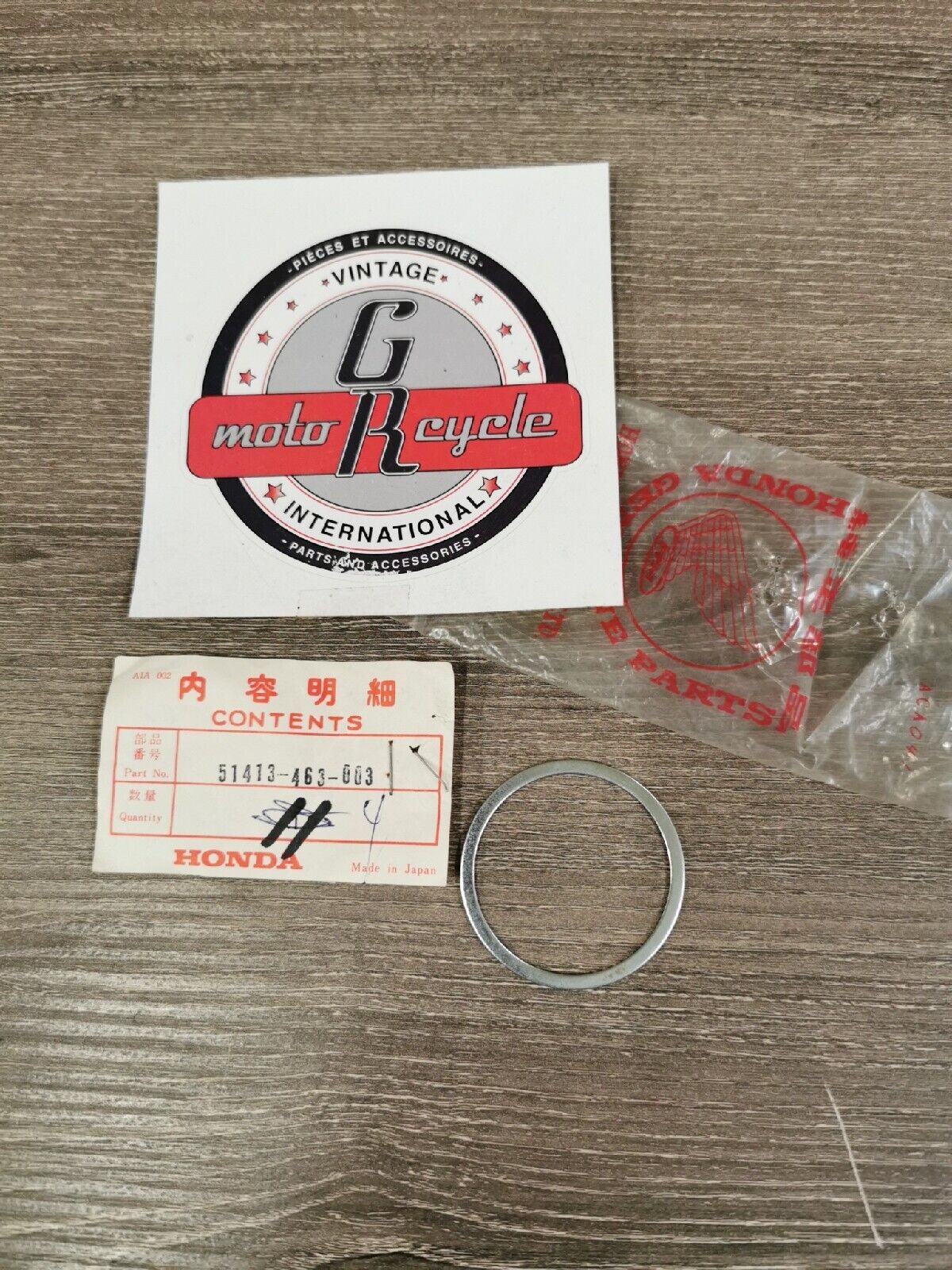 NEW NOS HONDA GL1100 CB900F 1980 - 1982 BACK UP PLATE 51413-463-003 H46